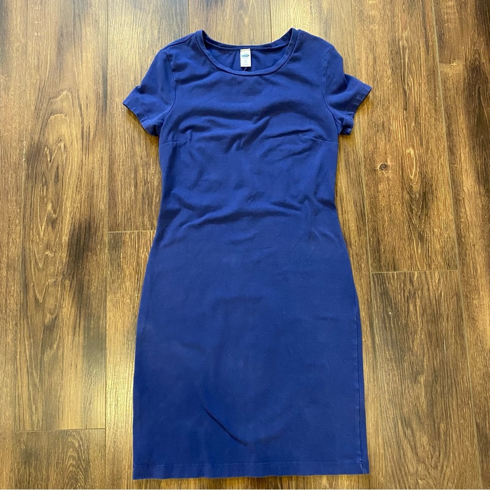 Old Navy blue bodycon dress short sleeve size XS fitted short dress